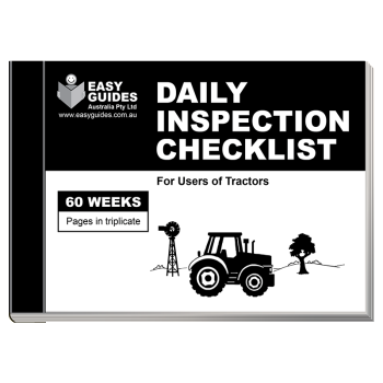 Tractor daily inspection checklist