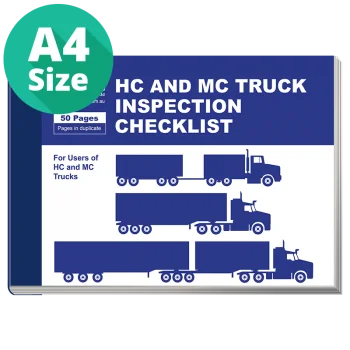 HC and MC Truck daily inspection checklist